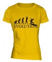 Surfboard Evolution Ladies T-Shirt
