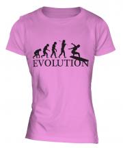 Surfboard Evolution Ladies T-Shirt