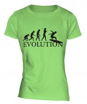 Surfboard Evolution Ladies T-Shirt