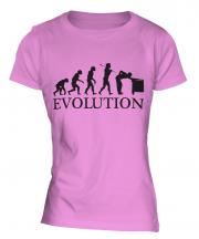 Snooker Player Evolution Ladies T-Shirt