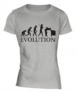 Snooker Player Evolution Ladies T-Shirt