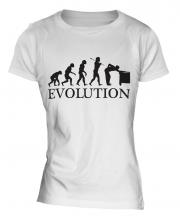 Snooker Player Evolution Ladies T-Shirt