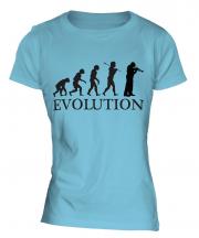 Cornet Player Evolution Ladies T-Shirt