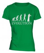 Cornet Player Evolution Ladies T-Shirt