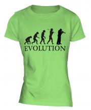 Cornet Player Evolution Ladies T-Shirt