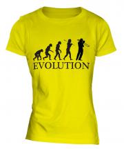 Trombone Player Evolution Ladies T-Shirt