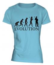 Jazz Guitarist Evolution Ladies T-Shirt