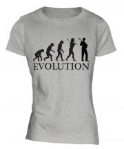 Jazz Guitarist Evolution Ladies T-Shirt