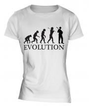 Jazz Guitarist Evolution Ladies T-Shirt
