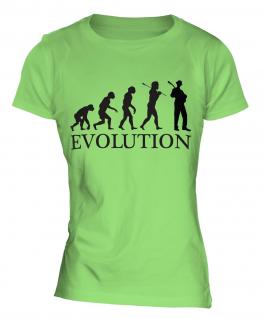 Jazz Guitarist Evolution Ladies T-Shirt