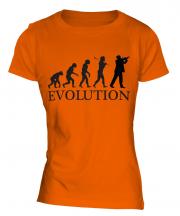 Violinist Evolution Ladies T-Shirt