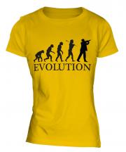 Violinist Evolution Ladies T-Shirt