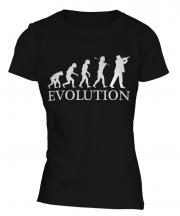 Violinist Evolution Ladies T-Shirt