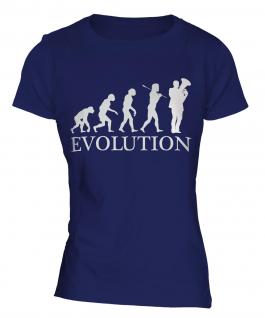 Euphonium Player Evolution Ladies T-Shirt