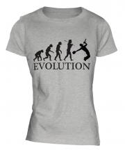 Jazz Trumpet Player Evolution Ladies T-Shirt