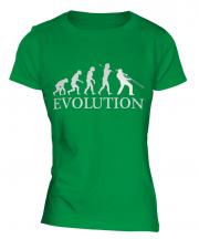 Jazz Trombone Player Evolution Ladies T-Shirt