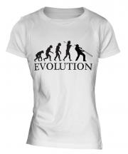 Jazz Trombone Player Evolution Ladies T-Shirt