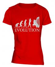 Harp Player Evolution Ladies T-Shirt
