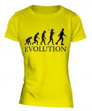Inline Skater Evolution Ladies T-Shirt