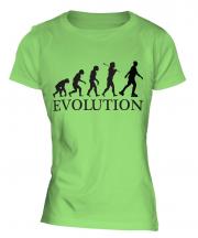 Inline Skater Evolution Ladies T-Shirt