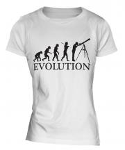 Astronomy Evolution Ladies T-Shirt