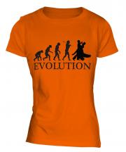 Ballroom Dancing Evolution Ladies T-Shirt