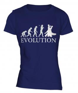 Ballroom Dancing Evolution Ladies T-Shirt