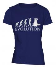 Ballroom Dancing Evolution Ladies T-Shirt