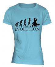 Ballroom Dancing Evolution Ladies T-Shirt