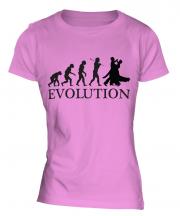 Ballroom Dancing Evolution Ladies T-Shirt