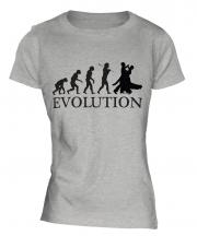 Ballroom Dancing Evolution Ladies T-Shirt