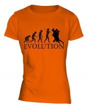 Tango Dancing Evolution Ladies T-Shirt