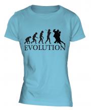 Tango Dancing Evolution Ladies T-Shirt