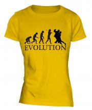 Tango Dancing Evolution Ladies T-Shirt