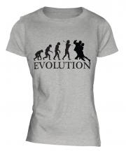 Tango Dancing Evolution Ladies T-Shirt