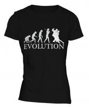 Tango Dancing Evolution Ladies T-Shirt