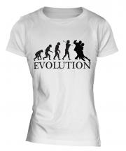 Tango Dancing Evolution Ladies T-Shirt