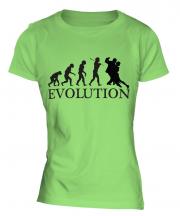 Tango Dancing Evolution Ladies T-Shirt