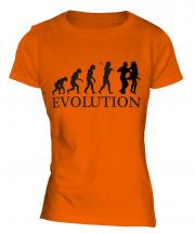 Salsa Dancing Evolution Ladies T-Shirt
