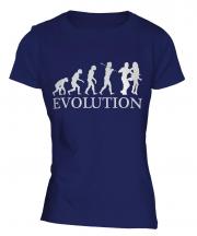 Salsa Dancing Evolution Ladies T-Shirt