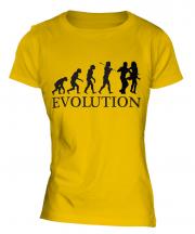 Salsa Dancing Evolution Ladies T-Shirt