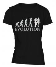 Salsa Dancing Evolution Ladies T-Shirt