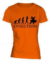 Foxtrot Dancing Evolution Ladies T-Shirt