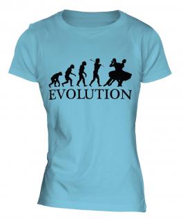 Foxtrot Dancing Evolution Ladies T-Shirt