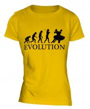 Foxtrot Dancing Evolution Ladies T-Shirt