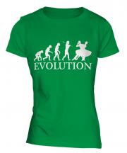 Foxtrot Dancing Evolution Ladies T-Shirt