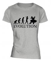 Foxtrot Dancing Evolution Ladies T-Shirt