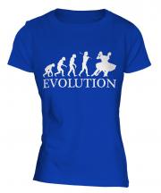 Foxtrot Dancing Evolution Ladies T-Shirt