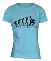 Rumba Dancing Evolution Ladies T-Shirt