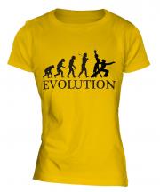 Rumba Dancing Evolution Ladies T-Shirt
